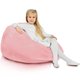 Sitzsack Kunstfell Yeti Rosa