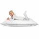 Blanc Pouf Poire Coussin XXL simili-cuir