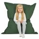 Vert foncé Pouf Poire Coussin XXL simili-cuir