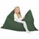 Vert foncé Pouf Poire Coussin XXL simili-cuir