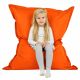 Orange Pouf Poire Coussin XXL simili-cuir