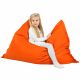 Orange Pouf Poire Coussin XXL simili-cuir