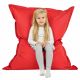 Rouge Pouf Poire Coussin Pour Enfants simili-cuir