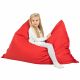 Rouge Pouf Poire Coussin XXL simili-cuir