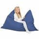 Bleu Pouf Poire Coussin XXL simili-cuir