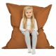 Marron clair Pouf Poire Coussin Pour Enfants simili-cuir