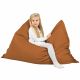 Marron clair Pouf Poire Coussin Pour Enfants simili-cuir