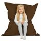 Marron Pouf Poire Coussin Pour Enfants simili-cuir