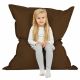 Marron Pouf Poire Coussin XXL simili-cuir
