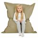 Beige Pouf Poire Coussin XXL simili-cuir