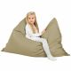Beige Pouf Poire Coussin XXL simili-cuir