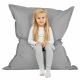 Gris clair Pouf Poire Coussin XXL simili-cuir
