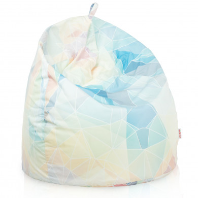 Abstract pastel Pouf Poire 