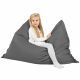 Gris Pouf Poire Coussin XXL simili-cuir