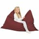 Rouge foncé Pouf Poire Coussin Pour Enfants simili-cuir