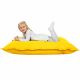 Jaune clair Pouf Poire Coussin Pour Enfants simili-cuir