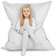Blanc Pouf Poire Coussin XXL Jardin nylon