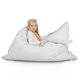 Blanc Pouf Poire Coussin XXL Jardin nylon