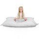 Blanc Pouf Poire Coussin XXL Jardin nylon
