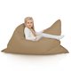 Beige Pouf Poire Coussin Pour Enfants nylon