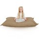 Beige Pouf Poire Coussin Pour Enfants nylon