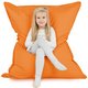 Orange Pouf Poire Coussin XXL Jardin nylon