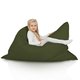 Vert foncé Pouf Poire Coussin XXL Jardin nylon