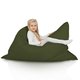 Vert foncé Pouf Poire Coussin Pour Enfants nylon