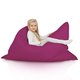 Fuchsia Pouf Poire Coussin Pour Enfants nylon