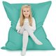 Turquoise Pouf Poire Coussin XXL Jardin nylon
