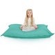 Turquoise Pouf Poire Coussin XXL Jardin nylon