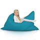 Bleu Pouf Poire Coussin XXL Jardin nylon