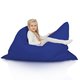 Bleu foncé Pouf Poire Coussin XXL Jardin nylon