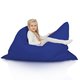 Bleu foncé Pouf Poire Coussin Pour Enfants nylon