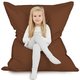 Marron Pouf Poire Coussin Pour Enfants nylon