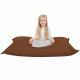 Marron Pouf Poire Coussin Pour Enfants nylon