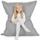 Gris clair Pouf Poire Coussin XXL Jardin nylon