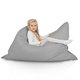 Gris clair Pouf Poire Coussin XXL Jardin nylon