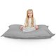 Gris clair Pouf Poire Coussin XXL Jardin nylon