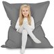 Gris Pouf Poire Coussin XXL Jardin nylon