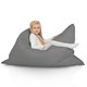 Gris Pouf Poire Coussin XXL Jardin nylon