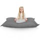Gris Pouf Poire Coussin XXL Jardin nylon