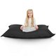 Noir Pouf Poire Coussin XXL Jardin nylon