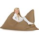 Beige Pouf Poire Coussin Pour Enfants velours