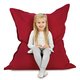 Rouge Pouf Poire Coussin Pour Enfants velours