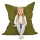 Vert Pouf Poire Coussin Pour Enfants velours