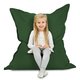 Vert foncé Pouf Poire Coussin Pour Enfants velours