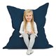 Bleu marine Pouf Poire Coussin Pour Enfants velours