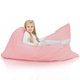 Yeti rose Pouf Poire Coussin 