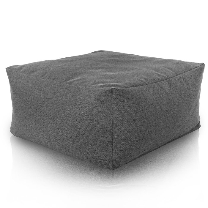 Noir Mélange Pouf Table Florence recyclé